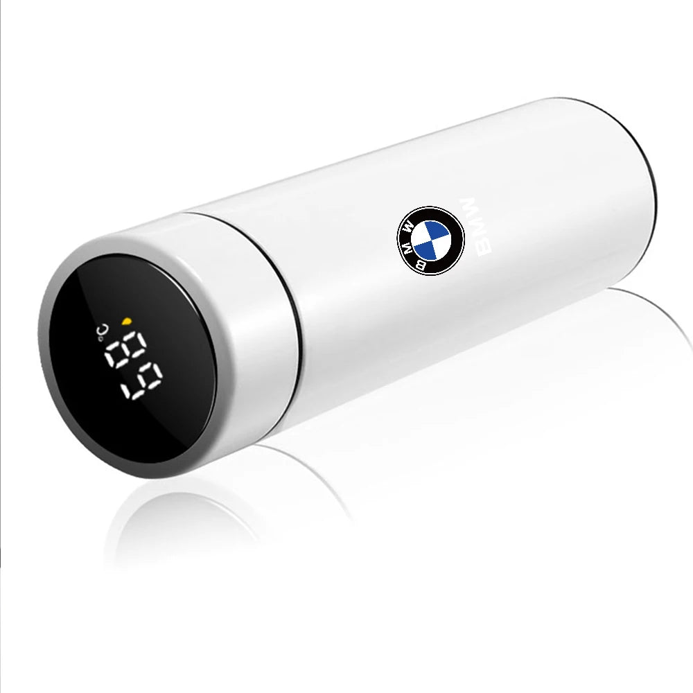Termo inteligente con pantalla de temperatura, de acero inoxidable 304, con aislamiento al vacío, para BMW M Performance.
