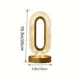 3D Crystal Touch Control LED Night Light for Kids Bedroom - USB Rechargeable Color Changing Square Star Moon Shapes Lamp
