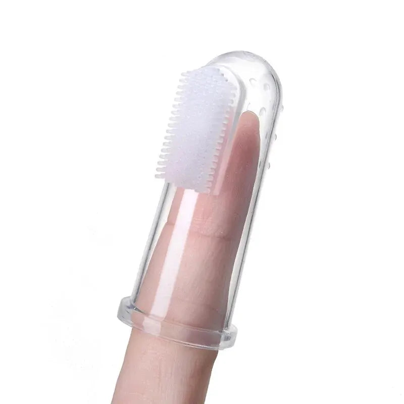Baby Silicone Finger Cover Deciduous Teeth Brush Baby Deciduous Teeth Brush Training Toothbrush Baby Tongue Coating Cleaning