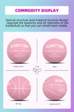 Women's Basketball Size 5, 6, 7 Pink Official Competition Children's Basketball Indoor Outdoor Standard Ball PU Non-slip Wear-resistant