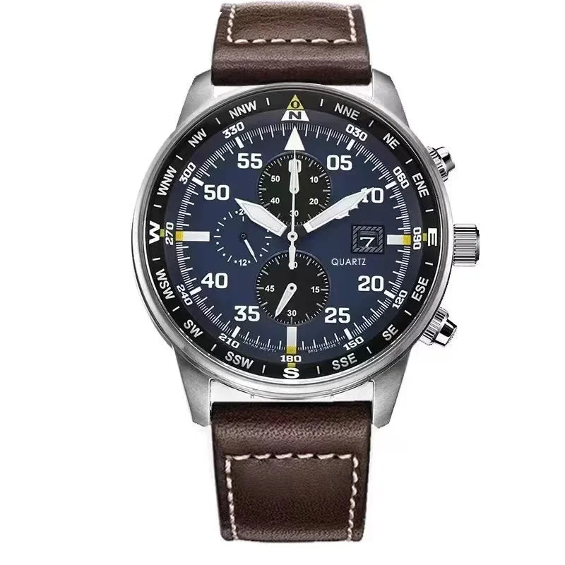 Citizen Fashion Men Stainless Steel Watch Luxury Calendar Quartz Wrist Watch Business Watches for Man Clock Montre Homme