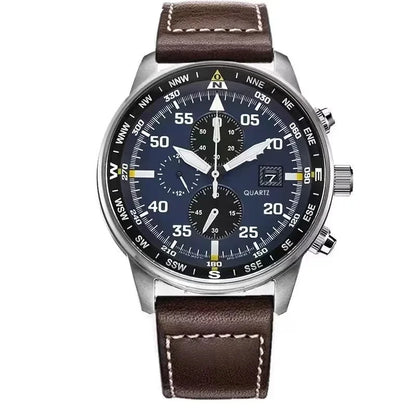 Citizen Fashion Men Stainless Steel Watch Luxury Calendar Quartz Wrist Watch Business Watches for Man Clock Montre Homme