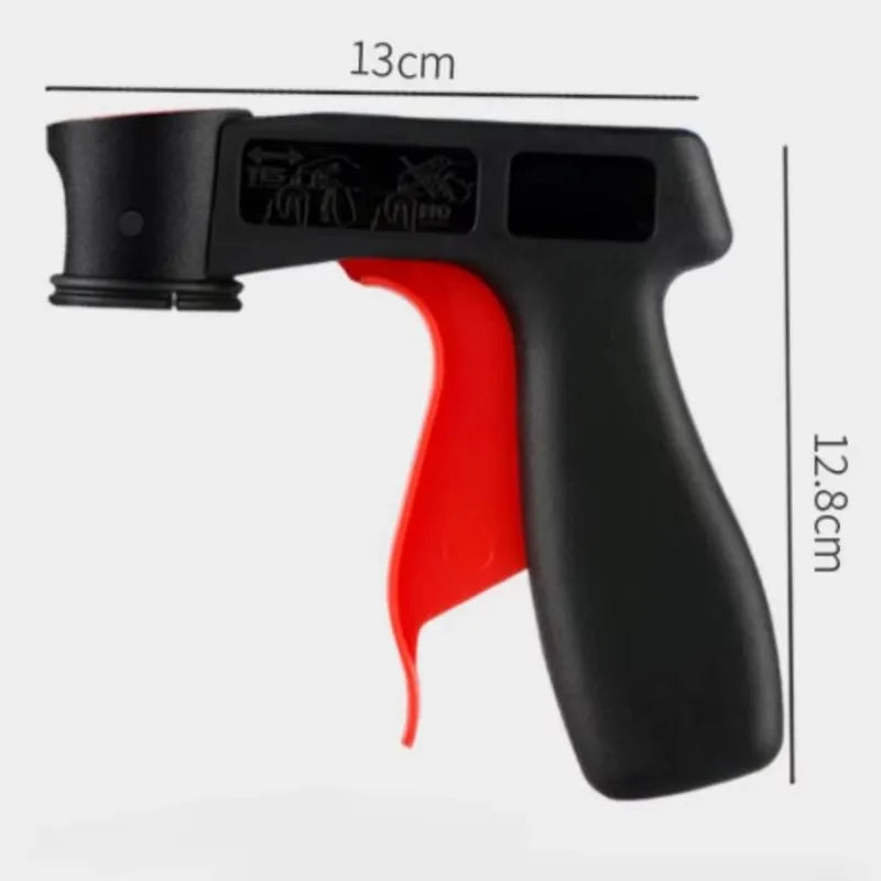 Polishing Paint Spray Gun Adaptor Instant Aerosol Trigger Handle with Full Grip Lock Universal Fit Cars Maintenance Care Tool
