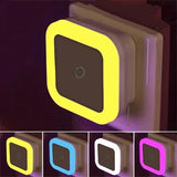 Luz Noturna LED Sem Fio com Sensor – Mini Luz de Tomada (Padrão UE/EUA) para Decoração e Iluminação de Quartos (Infantil e Adulto) e Salas