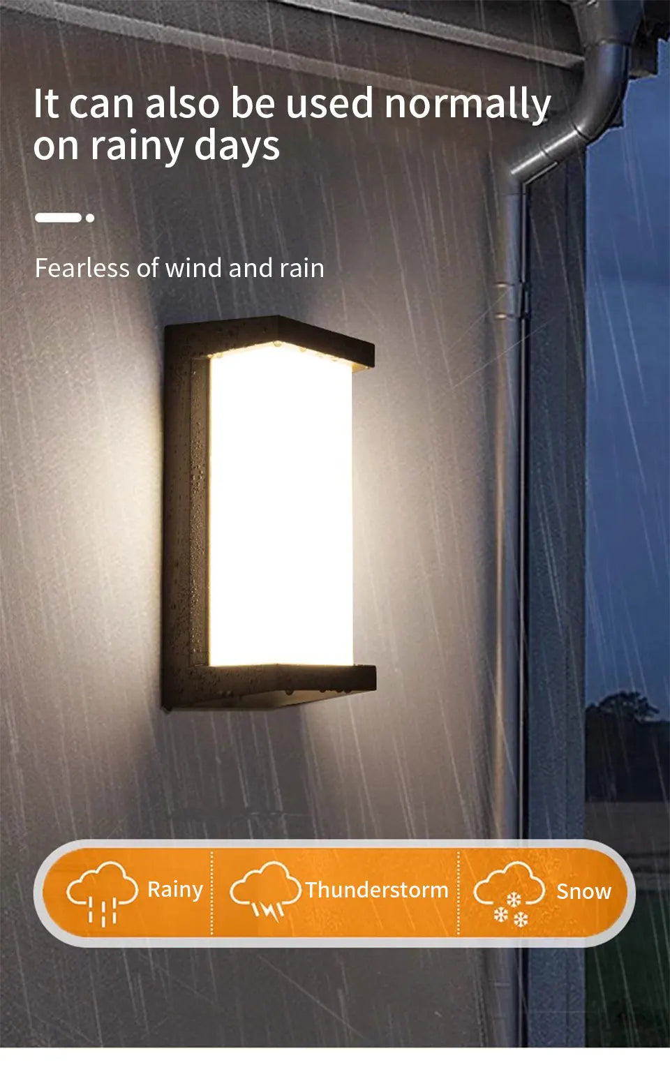 LED Outdoor Wall Light Waterproof IP66 Motion Sensor LED Outdoor Lighting Porch Lights Balcony Garden Lights Outdoor Wall Lamp