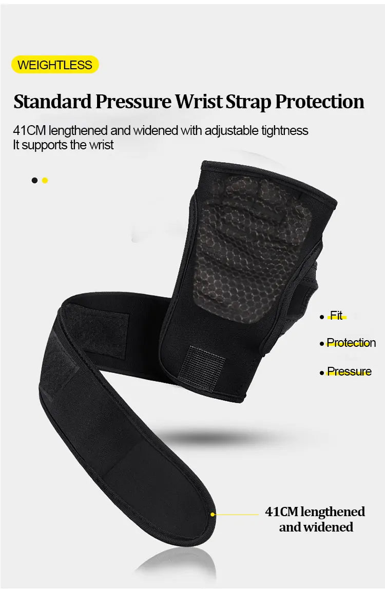 Guantes de entrenamiento deportivo para hombres y mujeres, guantes de entrenamiento, fitness, culturismo, levantamiento de pesas, gimnasio, guantes protectores de manos, muñecas y palmas.