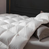 Luxurious Real Goose Down quilts duvets with a bulkiness of 800+ and a cleanliness of 1000+ Soft Comforter Warmth High Grade