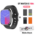 DT Watch 10 SmartWatch DT Watch X Amoled 46mm Screen Video Play Local Music 4GB NFC ChatGPT Compass SmartWatch For Apple Android