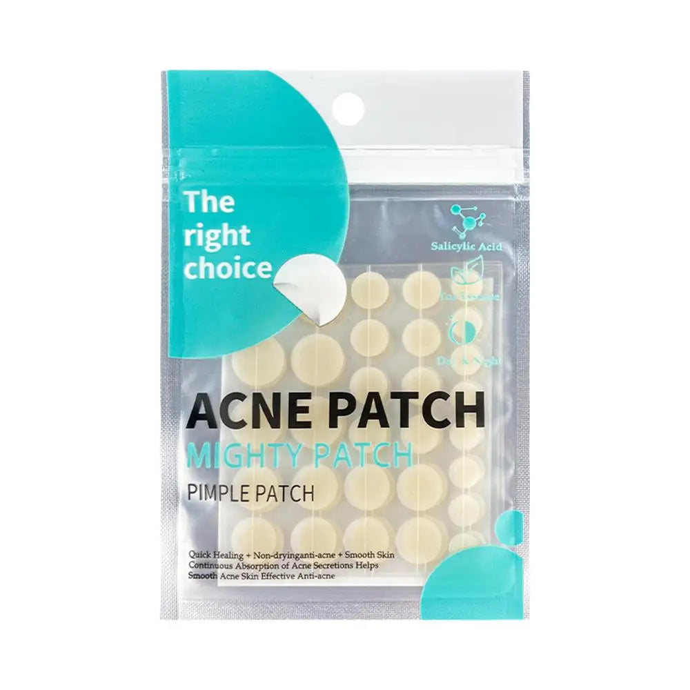 30pcs Acne Pimple Patches Invisible Removal Pimple Anti-Acne Hydrocolloid Patches Spots Mark Concealer Waterproof Repair Sticker