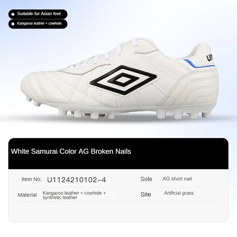 Botas de fútbol Umbro Lucky Star Broken Nails TF de piel de canguro para hombre, de corte ancho, de la Society Soccer Cleats