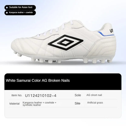 Botas de fútbol Umbro Lucky Star Broken Nails TF de piel de canguro para hombre, de corte ancho, de la Society Soccer Cleats