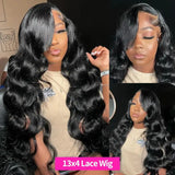 HD Transparent 13x4 13x6 Body Wave Lace Front Wig Pre Plucked 360 Lace Frontal Wig Human Hair Wigs For Women 5x5 Wig 200 Density