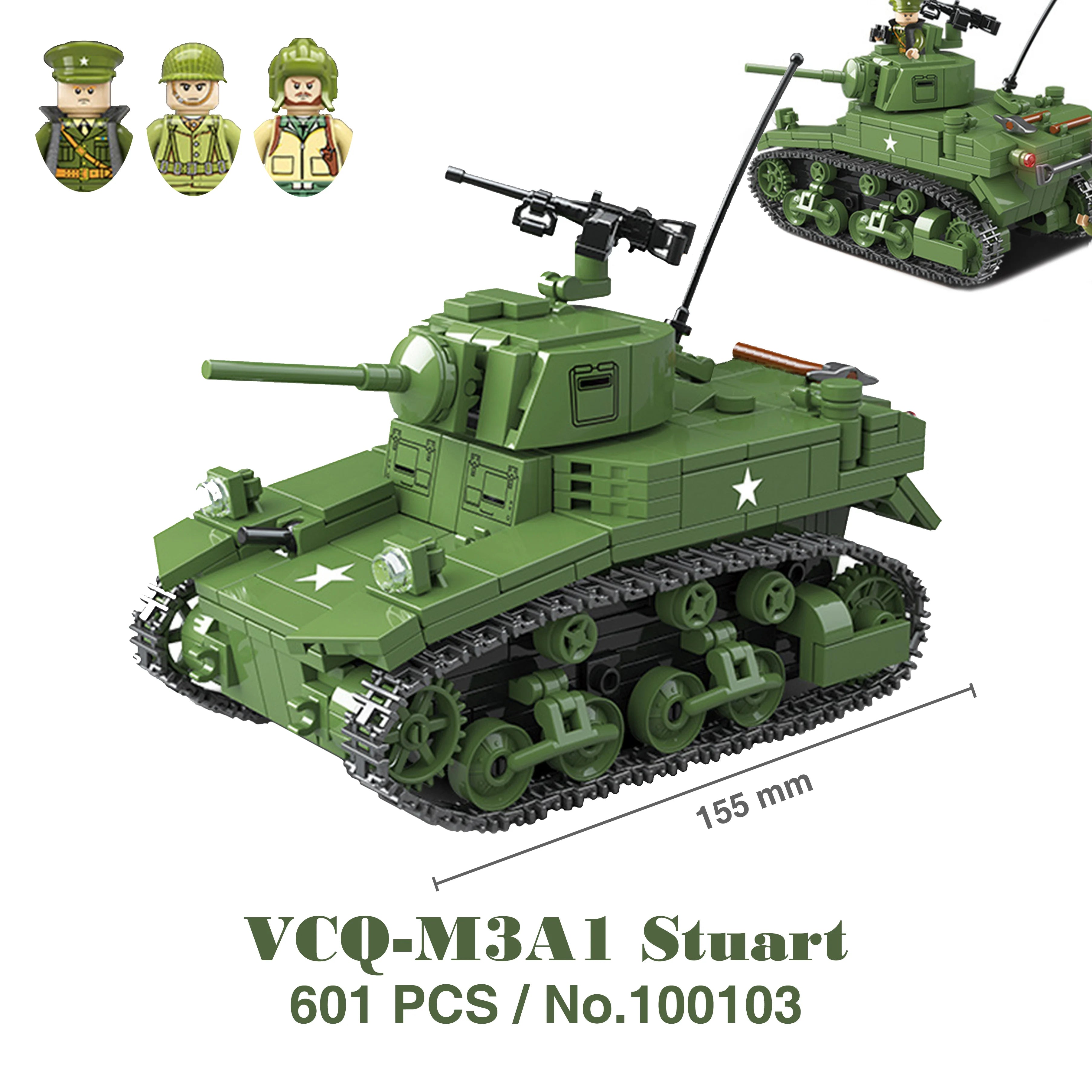 Military WW2 Tanks Tiger Sherman T34 Panzer Vehicle Airplane Army Soldier Weapons Model Building Block Brick Children Kids Toys