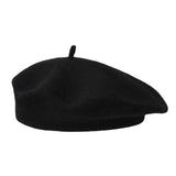 Fashion Warm Winter Wool Berets Hat Retro Solid Color French Artist Hat All Matched Elegant Plain Cap Lady