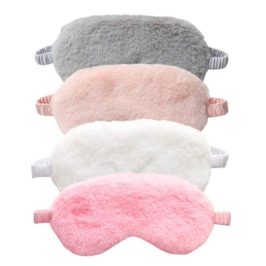 Máscara para dormir, antifaz para dormir, suave y de peluche, con forma de nube de amor, parche para los ojos, ideal para la siesta y la salud.