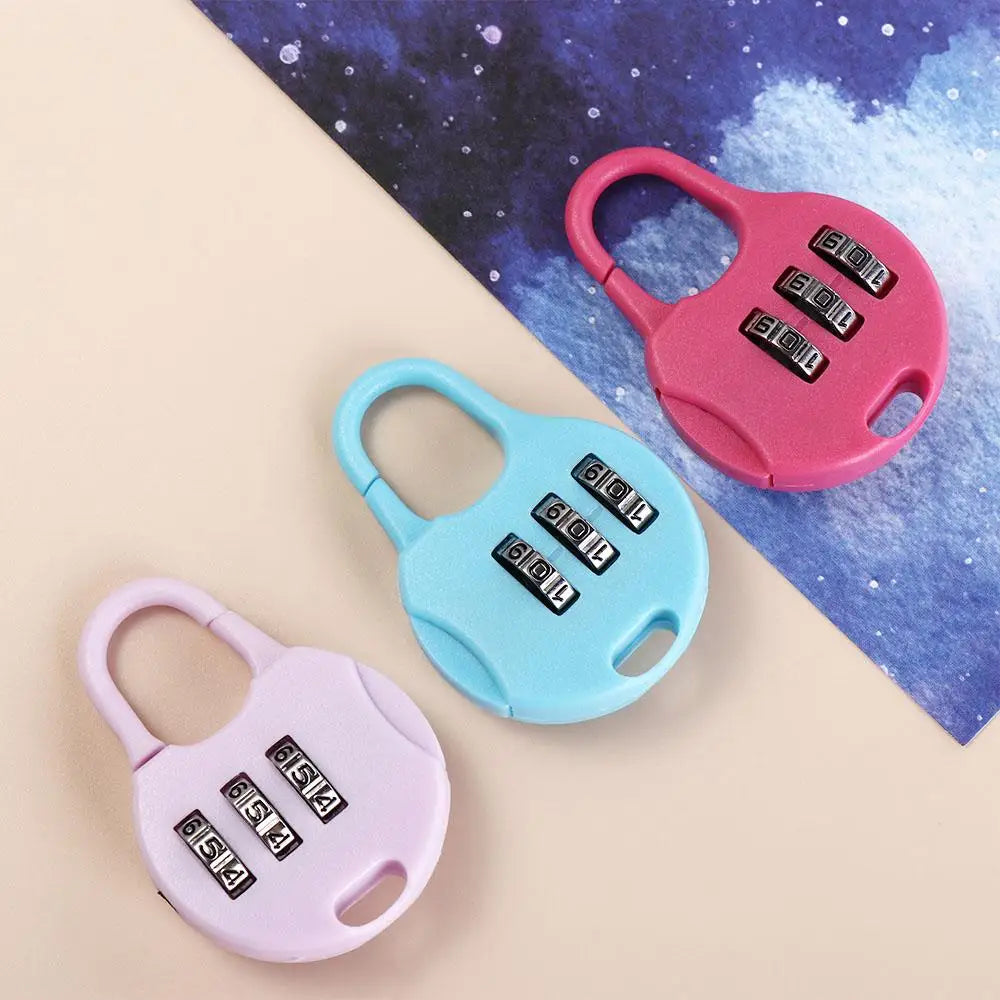 Plastic Password Combination Lock, Luggage Travel Lock, Backpack Padlock, Padlock Password Lock, Combination Padlock, Digit Locks