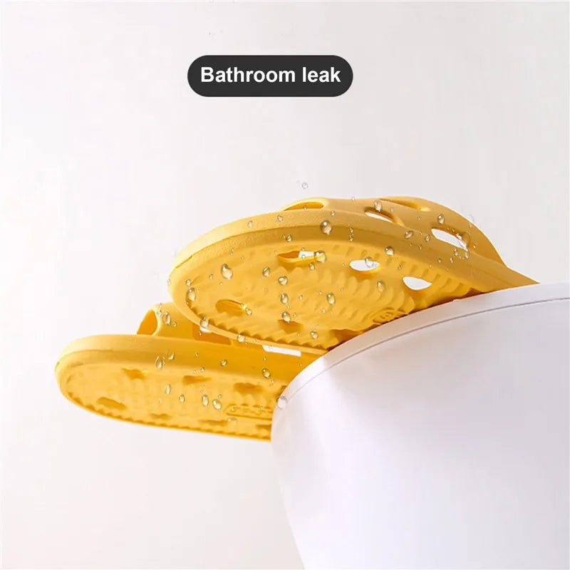 Summer Fashion Slippers Women's Shoes Cloud Slippers For Men Home Flat Sandals Massage Flip Flops Couples Bathroom Indoor Slides