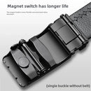 Men's Leather Belt Buckle Single Knot Casual Cross-border Style 4.0 Automatic Width 3.5cm
