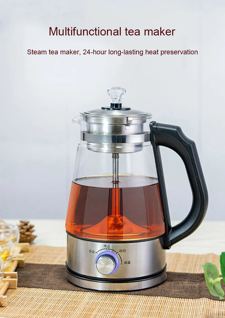 Teteras Hervidor eléctrico Hervidor de agua de vidrio Cafetera térmica inteligente Hervidor de agua de 220 V Electrodomésticos de cocina Infusor de té