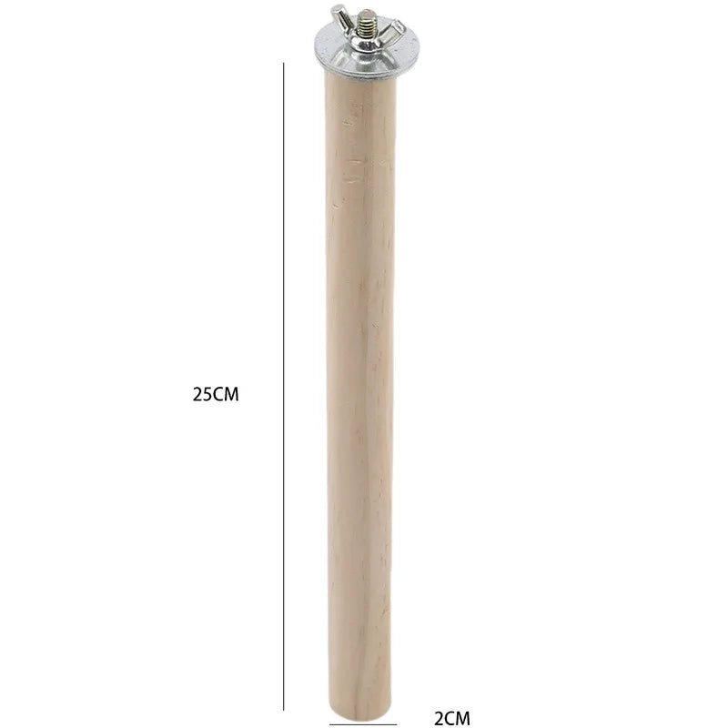 10/14/20//25cm Parrot Pet Raw Wood Hanging Stand Rack Toy Parakeet Hamster Branch Perches Bird Cage Accessories