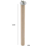 10/14/20//25cm Parrot Pet Raw Wood Hanging Stand Rack Toy Parakeet Hamster Branch Perches Bird Cage Accessories