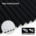 Self-Adhesive Pleated Blind High Shading Non-Woven Window Shade Bathroom Kitchen Balcony Zebra Blackout Curtain