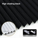 Self-Adhesive Pleated Blind High Shading Non-Woven Window Shade Bathroom Kitchen Balcony Zebra Blackout Curtain