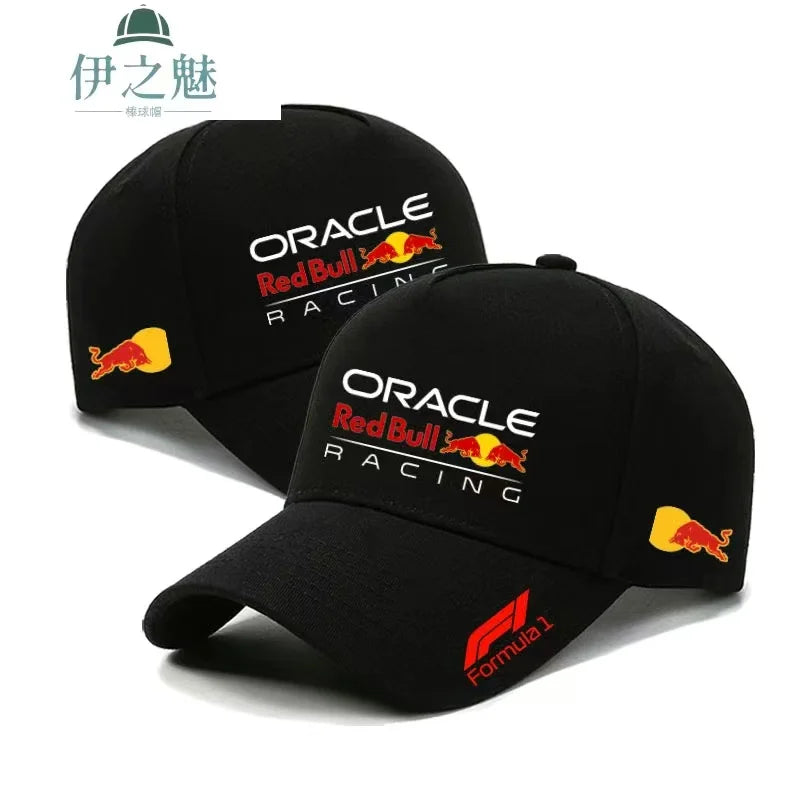 2025 New Red Bull Hat Czech Perez Red Bull Racing Racing Hat Men's and Women's Outdoor Red Bull 1 Sun Hat Red Bull Baseball Hat