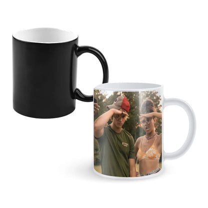 O-Outer Banks Anime Creativity Change Color Chang mug Ceramic mug Hot Coffee Cup Breakfast Cup mug Friend Gift