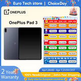 Global Version OnePlus Pad 3 13.2inches Tablet 144Hz Screen 12140mAh Snapdragon 8 Battery 13MP Rear Camera 8 Speakers 80W Charge
