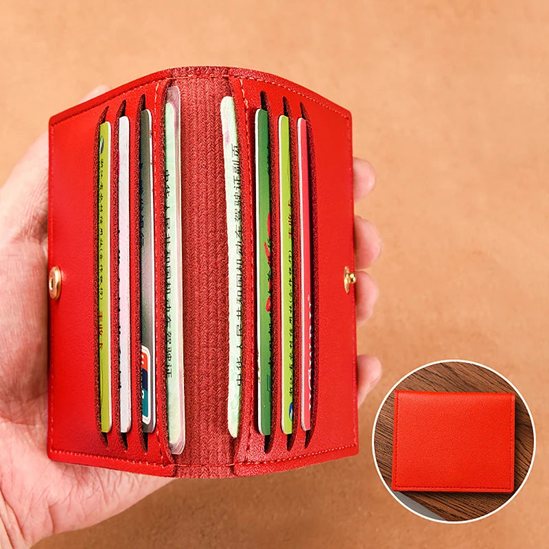 1Pc Card Bag Slim and Compact Bank ID Card Case Driver's License Wallet Simple and Anti-Demagnetization Card Holder