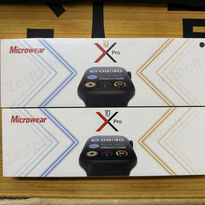 Microwear AMOLED S10 Pro Smart Watch Series 10 ChatGPT 1GB ROM 46mm Compass Gesture NFC BT Call Sport Smartwatch Men Women