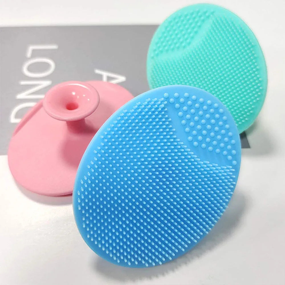 Baby Silicone Bath Brush Cradle Cap Scrubbers Exfoliating and Massaging Brush Scalp Care Scrubber for Hair Care And Body Care