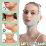 Vendaje adelgazante facial reutilizable para mujer, moldeador de cara con línea en V, cinturón para levantar mejillas y barbilla, correa de masaje Facial, herramientas de belleza para el cuidado de la piel Facial