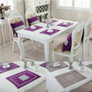 Heat Resistant Dining Table Mat Diamond Embedded Anti Slip Western Dining Pad Cushion Home Use Tablecloth Accessories