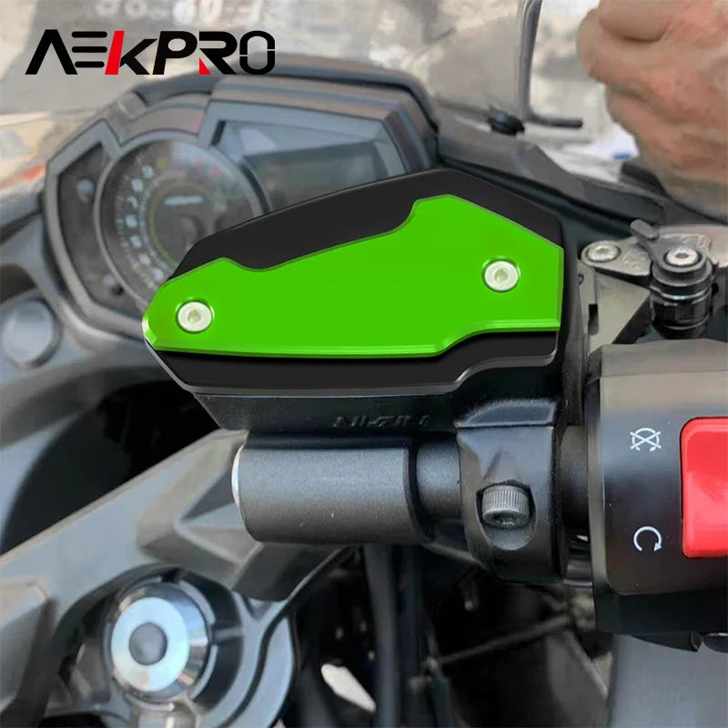 Newest Oil Cup Cover For ZX4R ZX4RR ZX25R Motorcycle Front Brake Fluid Reservoir Cap Master Cylinder Tank Cover zx4r zx4rr