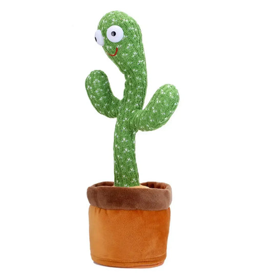 Cactus Magic Dancing Voice Replay Function LED Lights Sings Talks Dances Funny Interactive Plush Birthday Gift Hot Decoration