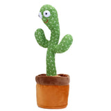 Cactus Magic Dancing Voice Replay Function LED Lights Sings Talks Dances Funny Interactive Plush Birthday Gift Hot Decoración