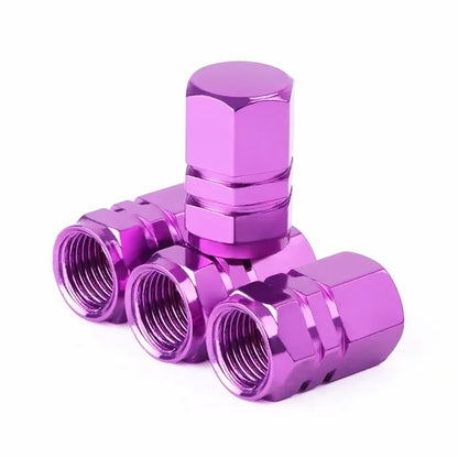 Tire Valve Stem Caps Decorative Tires Accessories Aluminum Alloy Nipple Wheel Caps For Cars Motorcycles Bicycle Cover Dustproof