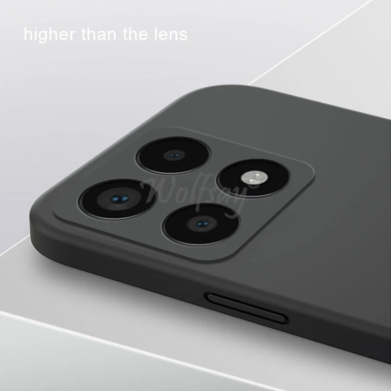 For Xiaomi 14T Pro Case Liquid Silicone Original Plain Rubber TPU Protector Case Xiaomi 14T Pro Cover TPU Shockproof Mi 14T Pro