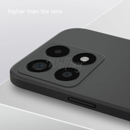 For Xiaomi 14T Pro Case Liquid Silicone Original Plain Rubber TPU Protector Case Xiaomi 14T Pro Cover TPU Shockproof Mi 14T Pro