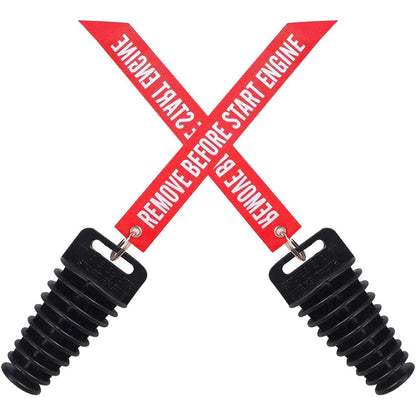 Motocicleta Escape Tubo Wash Plug Motocross Rubber Tailpipe, Air Bleeder Silencer, Pipe Protector, 1.07 " - 1.85"