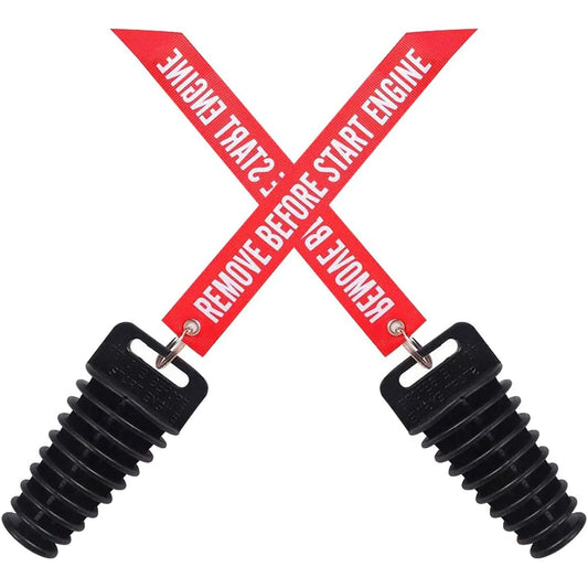 Motocicleta Escape Tubo Wash Plug Motocross Rubber Tailpipe, Air Bleeder Silencer, Pipe Protector, 1.07 " - 1.85"
