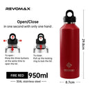 REVOMAX 950ml Tumbler Thermo Bottle Double Wall Stainless Steel Thermal Water Bottle Cold and Hot Thermos Cup Vacuum Flask Gym