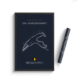 F1 Imola Monaco Track Circuit Canvas Painting Formula 1 Wall Art Nordic Poster Aesthetic Motorsport Race Picture for Home Decor