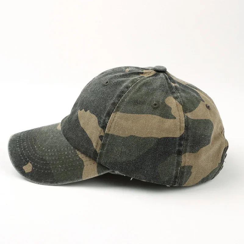 Japanese Style Street Tide Brand Soft Top Camouflage Baseball Cap Female Face Little Wild Peaked Chapéu Da Nike Cap