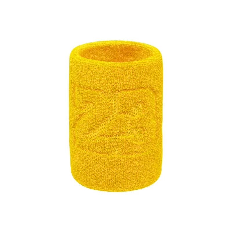 Muñequera elástica de algodón con número 30 para baloncesto, ideal para hombres y niños, gimnasio, fitness, tenis, correr y absorber el sudor.