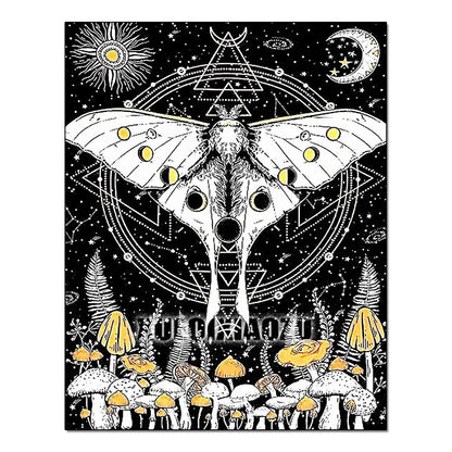 5D Diamond Painting Kits for Adults Full Round Diamond Art Butterfly is Very Suitable for Beginner and Gifts for Wall Home Decor