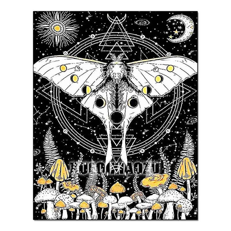 5D Diamond Painting Kits for Adults Full Round Diamond Art Butterfly is Very Suitable for Beginner and Gifts for Wall Home Decor