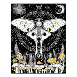 5D Diamond Painting Kits for Adults, Full Round Diamond Art Butterfly, Very Suitable for Beginners and Gifts for Wall Home Decor